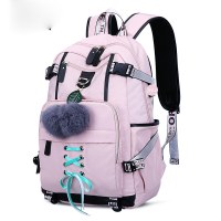 レディースバックパック、中学生、高校生、ランドセル、女性用大容量バックパック、韓国版女性用パソコンバックパック