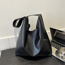 レトロな大容量多用途イン韓国語版通勤テクスチャーショルダーバッグレディース秋冬新作トートバッグ
