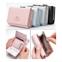 財布 レディース 韓国風 ファッション雑貨 折りたたみ財布 携帯用 短い 学生用 小銭入れ 両用財布 カードホルダー