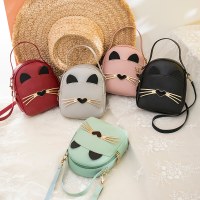 レディースバッグ 2019 新しいミニ子猫バックパック小さな新鮮でかわいい携帯電話バッグギフト