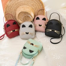 レディースバッグ 2019 新しいミニ子猫バックパック小さな新鮮でかわいい携帯電話バッグギフト