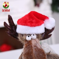 人気のペット用品 猫 クリスマス ペット ハット レッド ぬいぐるみ 弾性ストラップ 犬 クリスマス ハット