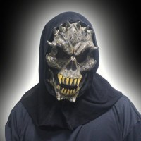 新しいハロウィンホラーゴーストヘッドギアマスク 21 歯車エッジ Lunbu バッグ生地怖い小道具