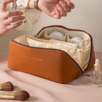 新しい化粧品バッグ女性のための大容量ポータブル化粧品ケース旅行用トイレタリーバッグ化粧品収納袋