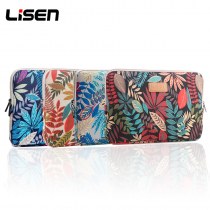 LISEN カラフルな葉のラップトップバッグ 10/11/12/13/14 インチ 15.6 インチコンピュータバッグ Apple
