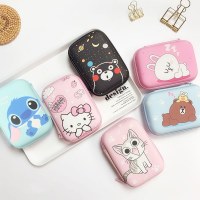 データケーブル充電器収納袋ヘッドフォンケーブル収納ボックス漫画かわいいキャリーバッグ