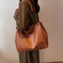 大容量通勤大型バッグレディース秋新作ファッショントートバッグ高級スタイル チェーン クロスボディバッグ