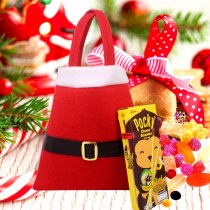 新しいクリスマスギフトバッグ不織布サンタ トートバッグ キャンディーバッグクリスマスギフト