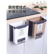 キッチン折りたたみ式壁掛けゴミ箱家庭用キャビネットドア吊り下げ大容量収納紙バスケットクリエイティブ分類ゴミ箱