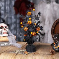 ハロウィーンの装飾黒いホラーカボチャメープル葉の装飾的な木の装飾装置家具パーティーの装飾