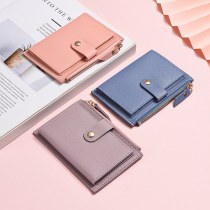 レディースカードバッグ財布オールインワンバッグ超薄型コンパクト銀行カードホルダーマルチカードスロット学生ショートジッパー小銭入れ卸売