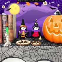 ハロウィーンの装飾用品、帽子、鳥類人形バーパーティーシーンアレンジメントペンダント