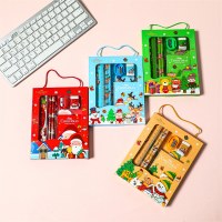 クリスマスポータブル 6 ピース学生文具ギフトボックスセット子供のクリスマス小さなギフトギフト賞品幼稚園
