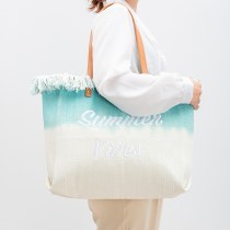 トートバッグ タッセル キャンバスバッグ マグネットバックル 通勤バッグ 脇の下バッグ 新しいビーチ ショルダー バッグ 夏