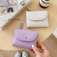 多機能財布女性カードホルダー pu 小銭入れ女性ファッションショート女性の財布