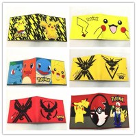 ポケモンペンバッグポケモンピカチュウシリコーンPU小銭入れ学生男性と女性のカードバッグ革財布