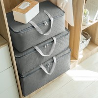 厚く拡大された不織布キルト収納袋大型衣類防湿防塵衣類収納ボックス収納袋