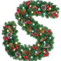 2.7 メートルのクリスマスツリー装飾籐階段ホテルショッピングモールバードア吊り暗号化籐ガーランド