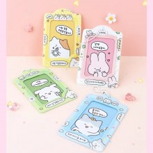 韓国のかわいいコミックシリーズカードホルダー 3 インチ小さなカード写真ポラロイドスター追跡ストレージカードホルダー