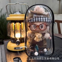 収納袋防塵綿人形痛バッグ透明ディスプレイウォーキングボール 19 センチメートル防塵ハンギングバッグ