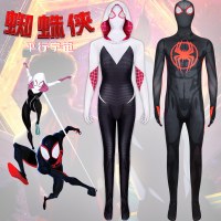 ハロウィン cos 衣装スパイダージャンプスーツ女性グウェンライクラ平行世界コスプレ衣装タイツ