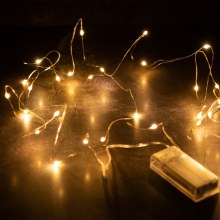No. 5 2 セクション 3 セクションバッテリーボックス LED 銅線ストリングライト屋外クリスマス製品ホリデーウェディング装飾革線ストリングライト