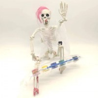 ブラックハンド - 塗装された子供用パズルDIYスケルトン40cm模倣人間のスケルトンお祝いのレイアウトラテー