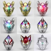ハロウィン点灯ウルトラマンマスク漫画小道具猿スパイダーマンハルクパフォーマンスマスク光る