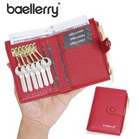 女性の財布 Baellerry ショートバックル多機能キーバッグ小銭入れファッションカードホルダー財布女性