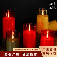 ホットセラー電子キャンドルランタンシミュレーションフレーム弾頭ヤクLEDランプウェディングロマンチックなバーの装飾
