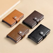 新作メタル自動ポップアップカードホルダー メンズ レディース カードホルダー 名刺入れ 高見えシンプル