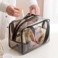 PVC 透明化粧品袋トイレタリーバッグ旅行ポータブル収納袋防水大容量ポータブル化粧品袋収納袋