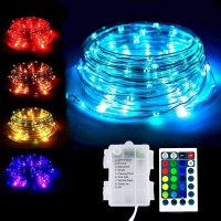RGB カラフルな同期チューブライト RGB16 カラーホースライト屋外ガーデン装飾ライトトランポリンライト