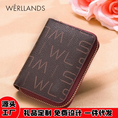 消磁極薄ポータブル大容量アコーディオンカードホルダー運転免許証名刺ホルダー手持ちジッパー小銭入れカードホルダー