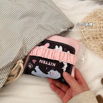 おばさんナプキン収納パッケージ、生理用ナプキン用ポータブルバッグ、小さな学生の月経バッグ、生理用ナプキン収納