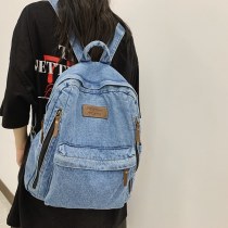 洗浄キャンバス通学 女子 大学高校中学校 ins 日本 Ruiying 大容量旅行バックパック男性