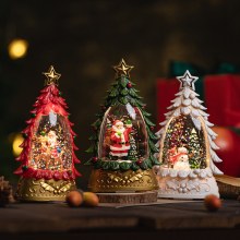 クリスマスシーンのレイアウト小さなギフト工芸品雪の水晶玉子供のおもちゃ誕生日ギフトの装飾品