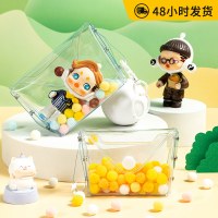 ベビーウォーキングバッグ pvc 透明ミニ漫画人形ペンダントバッグ卸売フィギュアブラインドボックス収納袋
