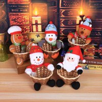 クリスマスデコレーションキャンディバスケットクリスマステーブルデコレーション子供用キャンディバスケットクリスマスデコレーション大きなキャンディボックス