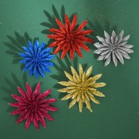 クリスマスツリー装飾模擬ひまわりアクセサリークリスマス雰囲気レイアウト素材ホテルウェディング装飾フラワーピース