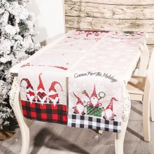 クリスマス装飾漫画の森の男テーブルフラグクリエイティブクリスマステーブルクロステーブル装飾家の装飾と装飾用品