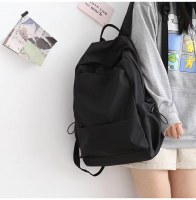 フォレストスタイルの大容量無地バックパックメンズトレンディなイン韓国語バージョン多用途スクールバッグ女子高校生キャンパスバックパック
