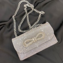 新しいスタイルの小さなフレグランスクラッチバッグラインストーンがいっぱいバッグ誕生日結婚式宴会イブニングバッグディナーバッグ