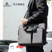 ラップトップバッグ 14 インチ/15.6 インチメンズ大容量ショルダークロスボディバッグビジネスコンピュータバッグポータブル