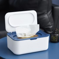 新しいクリエイティブなウェットティッシュボックス大容量の取り外し可能な家庭用ドライおよびウェットティッシュボックス密閉防塵マスク収納ボックス