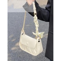 プリーツクラウドクロスボディバッグ女性のための 2024ins 新しい脇の下のファッションシングルショルダー小さな正方形のバッグ