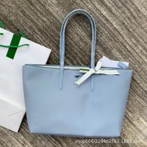ラージ横型L フレンチニュークロコダイル レディースバッグ ショッピングバッグ 大容量 ショルダーバッグ ポータブル餃子バッグ トートバッグ