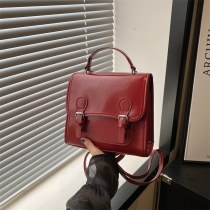 韓国 スタイルのハンドバッグレッドバッグ女性の 2024 新しいトレンディなファッションバックパックカレッジスタイル多用途ショルダーバッグ