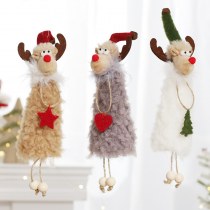 新製品在庫ありクリスマス装飾インスタイルかわいいぬいぐるみヘラジカペンダントクリスマスツリーペンダント