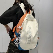 新しいスクールバッグ女性ins大容量高校生コンピュータバックパック男性中学生中学生大型バックパック